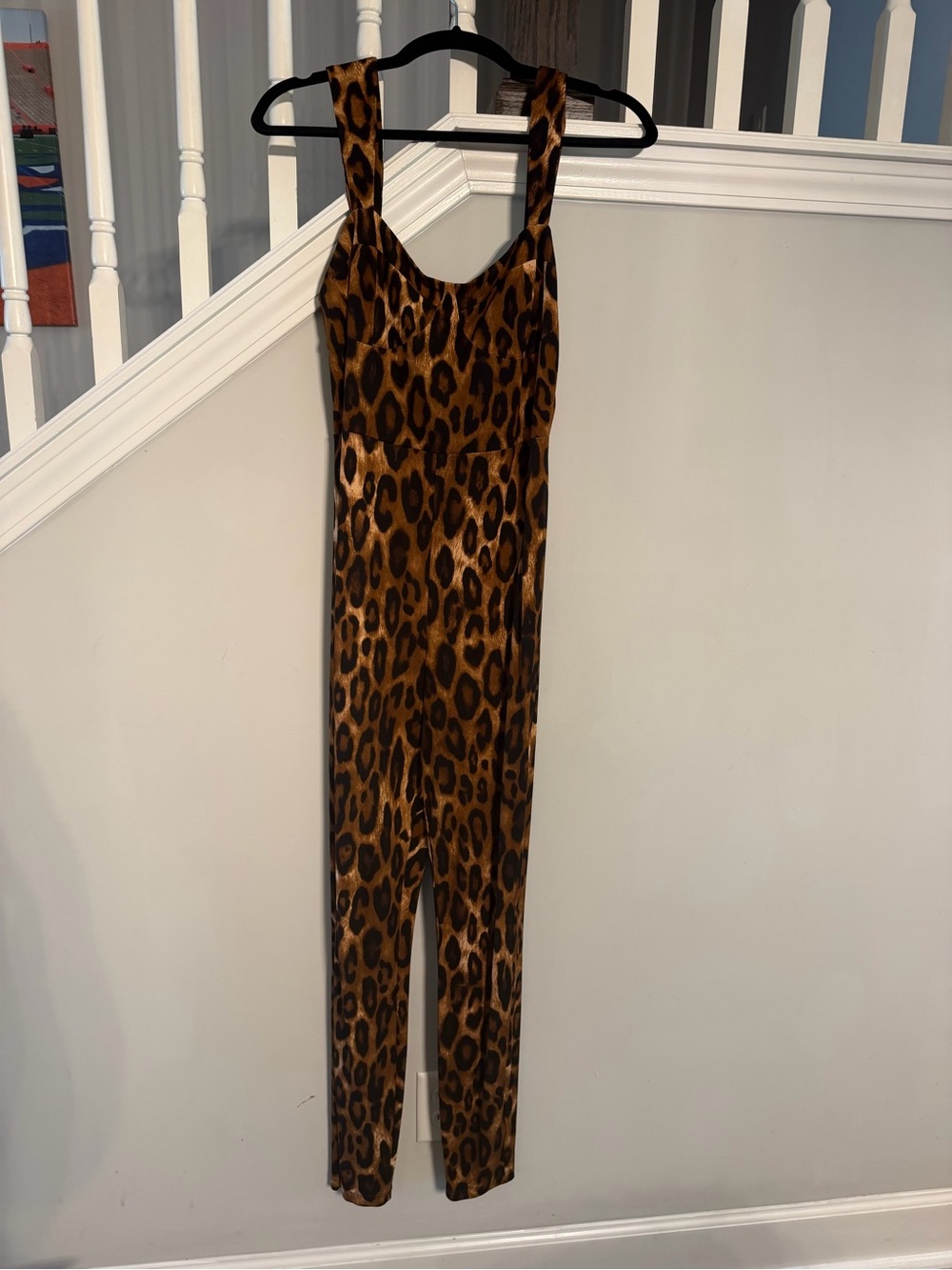 Lovers + Friends Leopard Print Sleeveless Jumpsuit - Brown
